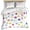 Multicolor, variant on 3 Piece Colorful Polka Dot Duvet Cover Set California King,Microfiber Comforter/Quilt Cover with Corner Ties and 2 Pillowcases,Rainbow Polka Dot Watercolor All Season Soft Bedding with Zipper Closure