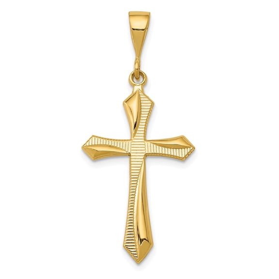 14k Passion Cross Pendant