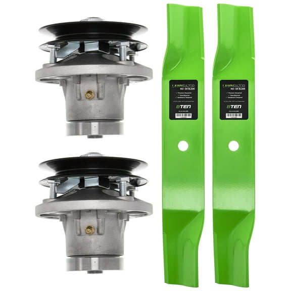 8TEN Deck Spindle Blade Kit for John Deere LX172 LX178 LX176 AM108925 MK1001842