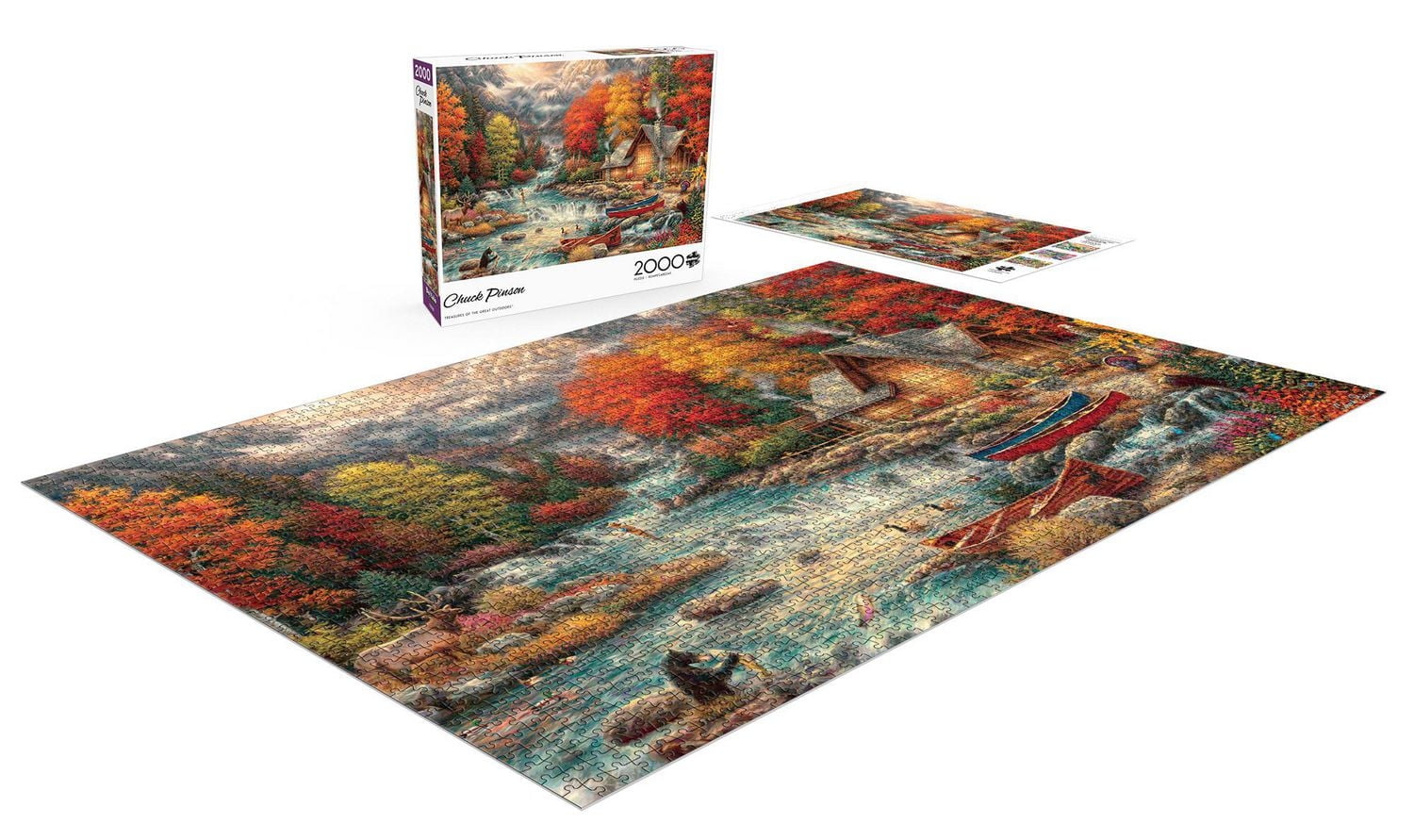 Buffalo Games - Chuck Pinson - Treasures of the Great Outdoors - 2000 Piece Jigsaw Puzzle