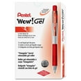 thumbnail image 5 of Pentel Wow! Gel Pens Medium Pen Point - 0.7 mm Pen Point Size - Retractable - Red Gel-based Ink - Clear Barrel - 12 / Dozen, 5 of 5