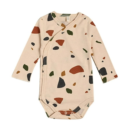 

Baby Boys Bodysuits Baby Boys Girls Sleepwear Romper Long Sleeve Graphic Print Bodysuit Jumpsuit Pajamas