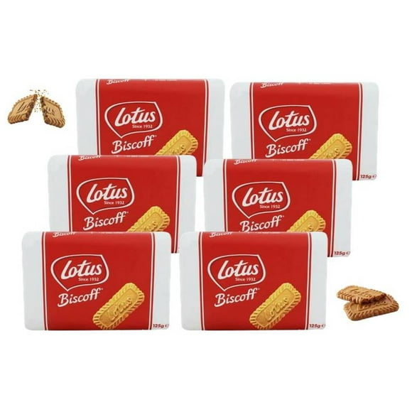 Lotus Biscoff Biscuits, 125g x6