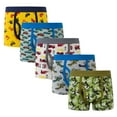 thumbnail image 2 of Bellafa Boys Boxer Underwear Cotton Briefs Kids Toddler Boys Dinosaur Truck Panties Multipack for 2-12 Years, 2 of 12