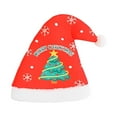 thumbnail image 4 of Sombrero de Papá Noel, sombrero de pompón de Navidad, sombrero de Papá Noel, sombrero de Navidad, tocado de asta, decoración navideña, 4 of 7