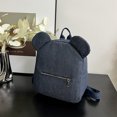 thumbnail image 3 of Bolso Hombro para Mujer Mochila Lona Sólida Compras, 3 of 9