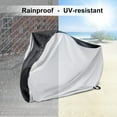 thumbnail image 5 of DUNCHATY Bike Cover, Outdoor Waterproof Bicycle Storage Cover, Rain UV Snow Dust Wind Proof - S(50x27x12"), 5 of 7