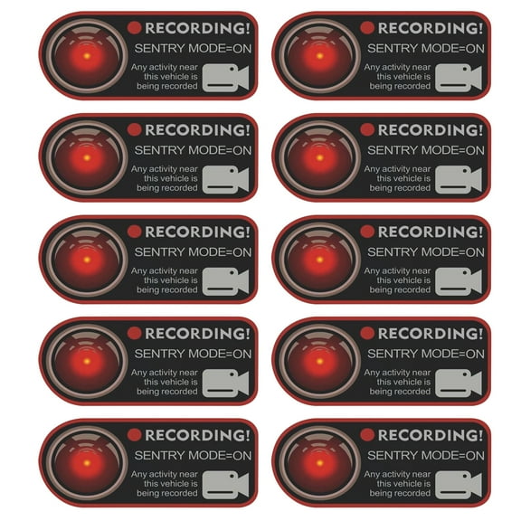 Vehicle Surveillances Decal Alert Systems Car Sticker with Remote Mobile Monitoring Simple Installs for Enhances Security