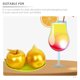 thumbnail image 3 of FESTFENDS 4Ud Decorativo De Manzanas Doradas De Material Ligero Para Exhibición, 3 of 7