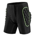 thumbnail image 1 of Pantalones cortos acolchados de EVA con protección 3D para cadera y trasero, almohadilla de impacto para esquí, patinaje sobre , Snowboard Verde Soledad Pantalones cortos acolchados de EVA, 1 of 10