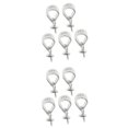 thumbnail image 1 of 10 Piezas de Clips Colgantes por Bolsa Conectores de Joyería Collar Hallazgos Sunnimix Clips para colgantes, 1 of 8