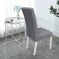 thumbnail image 4 of Amdohai 2pcs Dining Chair Slipcover, High Stretch Removable Chair Cover Washable, 4 of 7