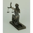 thumbnail image 3 of Statue de Dame Justice Agenouillée Tenant des Équilibres et une Épée, 3 of 3
