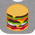 thumbnail image 4 of Inktastic Hamburger Lover Boys or Girls Baby Bib, 4 of 4