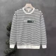 thumbnail image 3 of Camiseta para hombre, sudadera de manga larga a rayas, capa base, citas de diseñador, ropa Y2k, jersey de poliéster de elasticidad normal para hombre, 3 of 5