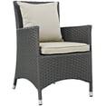 thumbnail image 4 of Modway Sojourn 11 Pc, 10 Armchairs/114' Tbl, Beige Canvas - EEI-2310-CHC-BEI-SET, 4 of 12