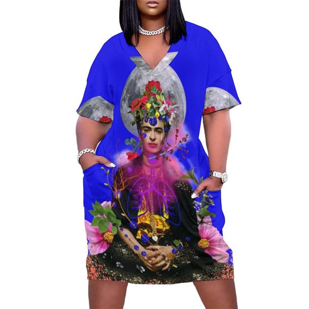 Bebí para ahogar mis penas, pero esas malditas criaturas aprendieron a nadar. Vestido holgado con bolsillos, vestidos de mujer, verano 2025.