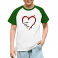 thumbnail image 1 of Blusas y camisas de manga corta con cuello redondo para niños y niñas, blusa de manga corta con estampado de cuello redondo, 1 of 7
