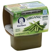 Gerber® 2nd Foods® Organic Green Beans Baby Food 2-4 oz. Packs