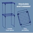 thumbnail image 4 of Lockermate By Bostitch Stac-A-Shelf Locker Organizer Shelf, Stackable, Extra Tall, Fits Standard Size School Lockers, Navy, 4 of 4
