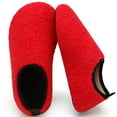thumbnail image 6 of L-RUN Women Men Cozy Slippers Velvet Lining Indoor House Slippers, 6 of 7