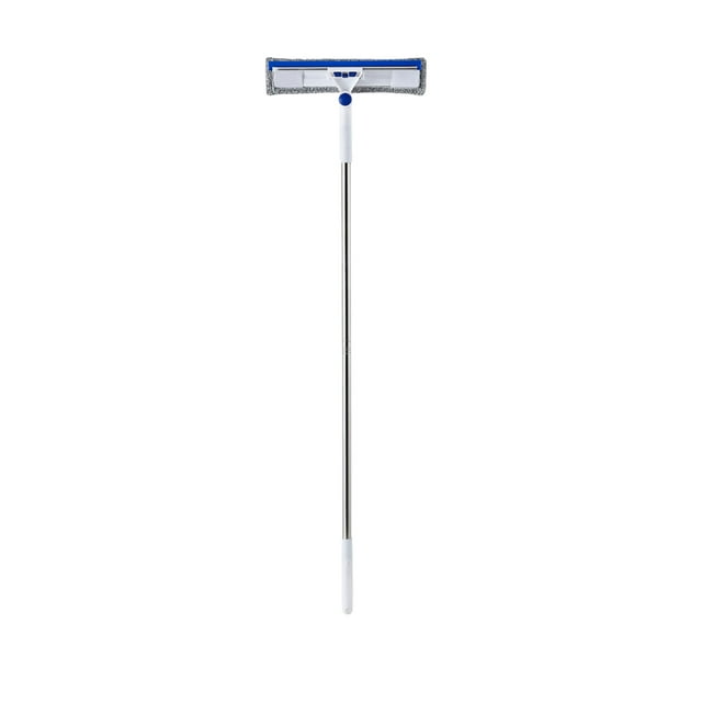 Shower Glass Cleaner Squeegee 3 in 1 Multi-Purpose Window Washing Equipment 40 Inch Glass Cleaning Tools for Indoor/Outdoor Window Cleaning Squeegee Kit
