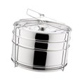 thumbnail image 4 of Rongfmy Adults Lunch Box Stainless Steel Three Layer Food Steamer Basket Stackable Lunch without Steamed tool, 4 of 9