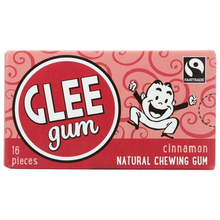 Glee Chewing Gum Cinnamon, 16 Pieces