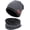 A-grey, variant on 2 count Winer Knied Has+Scarf Se Warm Fleece Lining Cap for 5-14 Year Old Boys Girls