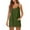 Army Green, variant on Womens Summer Casual Sleeveless Romper Loose Spaghetti Strap Shorts Jumpsuits with Pockets 2025 Clothes Light Blue,S