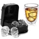 thumbnail image 1 of 3D Skull Ice Mold Tray, Super Flexible High Grade Silicone Ice Cube Molds for Whiskey, Cocktails, Beverage, 1 of 4