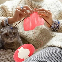 Ckraxd Mohair Yarn for Hand-Crocheting & Knitting – Soft Fine Wool Yarn for Scarves, Hats, Sweaters – Medium-Thick, Warm, Versatile Crafting Quality