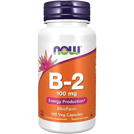 Vitaminas Now Vitamina B2 100mg 100 Cápsulas Now B-2 100mg