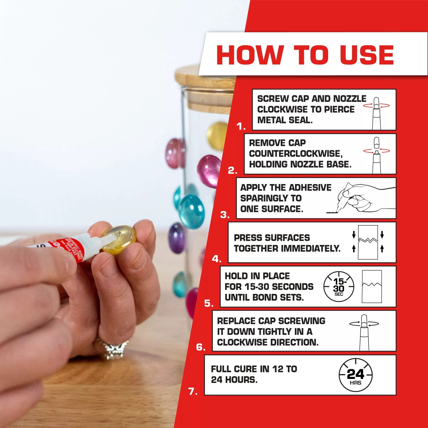 Loctite Essentials Super Glue Gel Tube, 1 Pack of 4 Tubes, Clear 0.07 oz Tubes