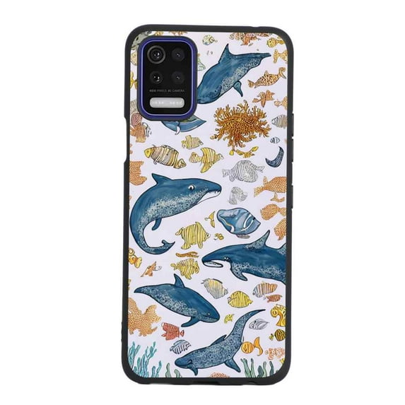 94Ocean-22 Phone Case, Degined for LG K42 Case Men Women, Flexible Silicone Shockproof Case for LG K42
