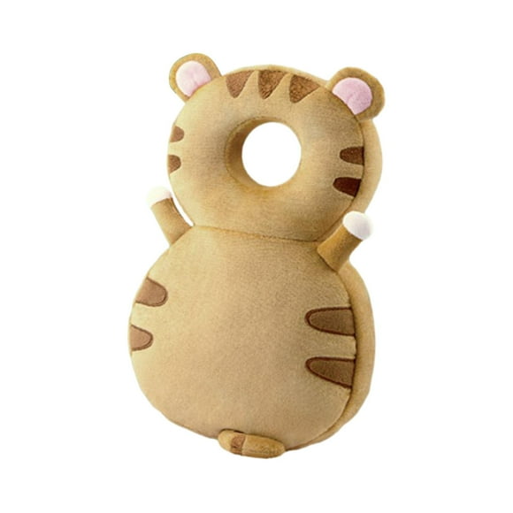 Protector de cabeza,Ropa de mochila con cojín de protección para la cabeza de bebé,Almohadilla segura de protección protectora para la cabeza del bebé,Protector de cabeza para caminar Tigre