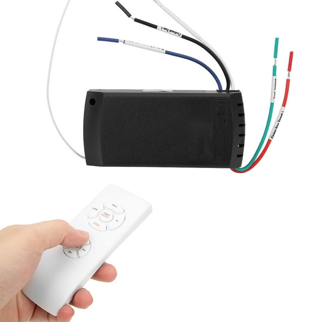 PlásTiCO 4.5 x 2 x 1 en control remoto inalámbrico, control remoto universal, luces Inteligentes para ventiladores de techo