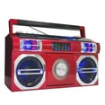 thumbnail image 6 of Studebaker Bluetooth Radio Boombox, Red, SB2145R, 6 of 6