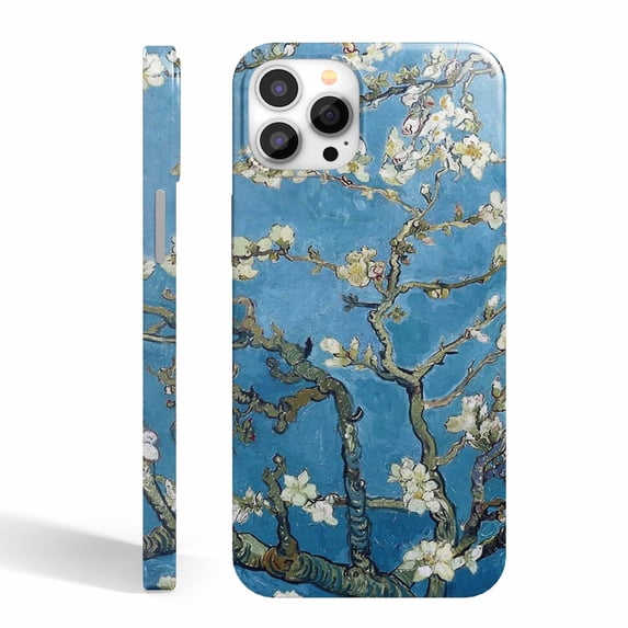 Tobelint Van Gogh Branch Case for iPhone 13 Pro Max,Aesthetic Colourful Floral Pattern Bumper Case Cover