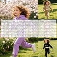 thumbnail image 3 of KEXE Cute Outfits For Girls Kids 3 Piece Layering Suit Graphic Short Hoodie Plain Inner Cami Loose Joggers（3-4 Years，Black）, 3 of 4