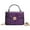Purple, variant on MKF Collection Mae Women Mini Fashion Crossbody Bag, Stylish Faux Crocodile-Embossed Top Handle by Mia K - Royal Blue