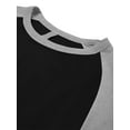 thumbnail image 3 of Ma Croix Mens Baseball Raglan 3/4 Sleeve Plain Jersey Team Uniform Athletic Sportswear T Shirt, 3 of 6