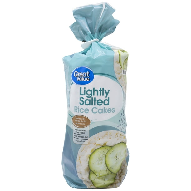 Great Value Gv Rice Cakes Lightly Salted 4.13 Oz