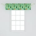 thumbnail image 2 of Ambesonne Dog Lover Valance Pack of 2, Various Species Paw Print, 54"X12", Multicolor, 2 of 4