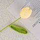 thumbnail image 4 of Tejido hecho a mano, regalo romántico de San Valentín de un solo tulipán para esposa, flores de tulipán para la entrega del Día de la Madre, 4 of 6