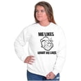 thumbnail image 4 of Popeye Quote What Me Likes Sweatshirt for Men or Women Brisco Brands M, 4 of 6