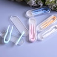 thumbnail image 3 of HEVIRGO 1 Set Contact Lenses Applicator Arc Design Reusable Portable Plastic Contact Lenses Remove Tweezers Eyewear Accessories, 3 of 10