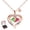 Rose Gold, variant on Custom Heart Necklace for Women Personalized Engraved Necklace with Name & Birthstone Custom Jewelry Gift for Wife Girlfriend or Loved One Valentines Day Birthday Gifts (Sliver) ...