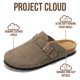 thumbnail image 3 of Zuecos de Cuero para Hombre Project Cloud Brooklyn Taupe, 3 of 6
