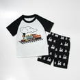 thumbnail image 2 of Dlasu Outfit Sets for Toddler Boys Train Print Cute Short Sleeve T-shirt and Shorts Spring Summer Clothing Suits, 2 of 9